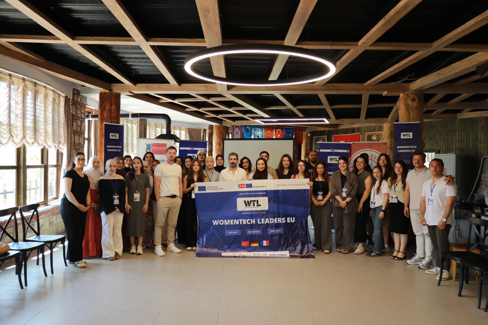 Öğrencilerimiz Erasmus+ Genç Kadınlar Teknoloji ve Liderlik Projesinde Yer Aldı